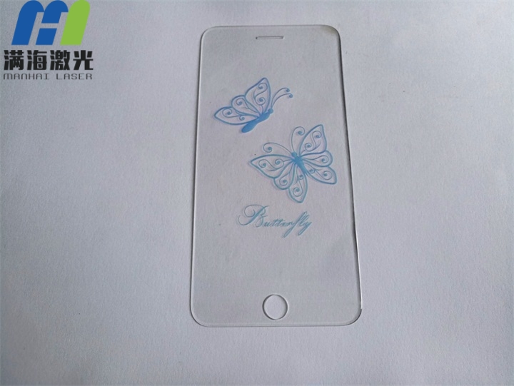 手機鋼化玻璃膜泛彩光學鍍激光鐳雕