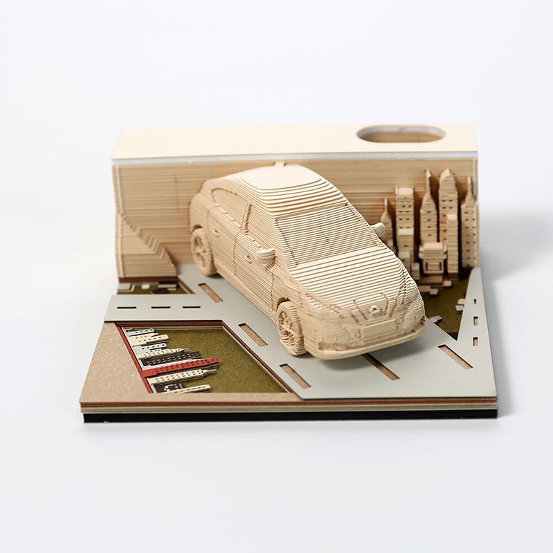 3d汽車模型便簽紙新奇駿模型便簽紙定製廠家