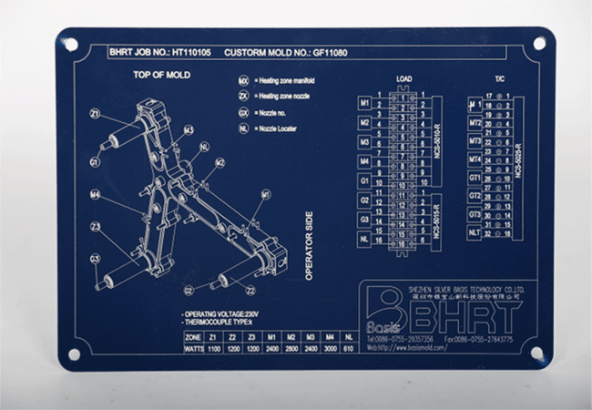 銘牌激光刻字加工（gōng）