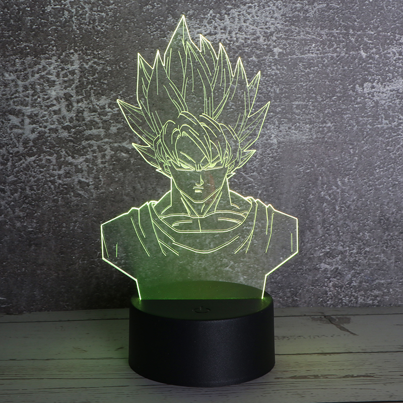 立體3d動漫小夜燈創意led七龍珠動漫小夜燈廠家定（dìng）製