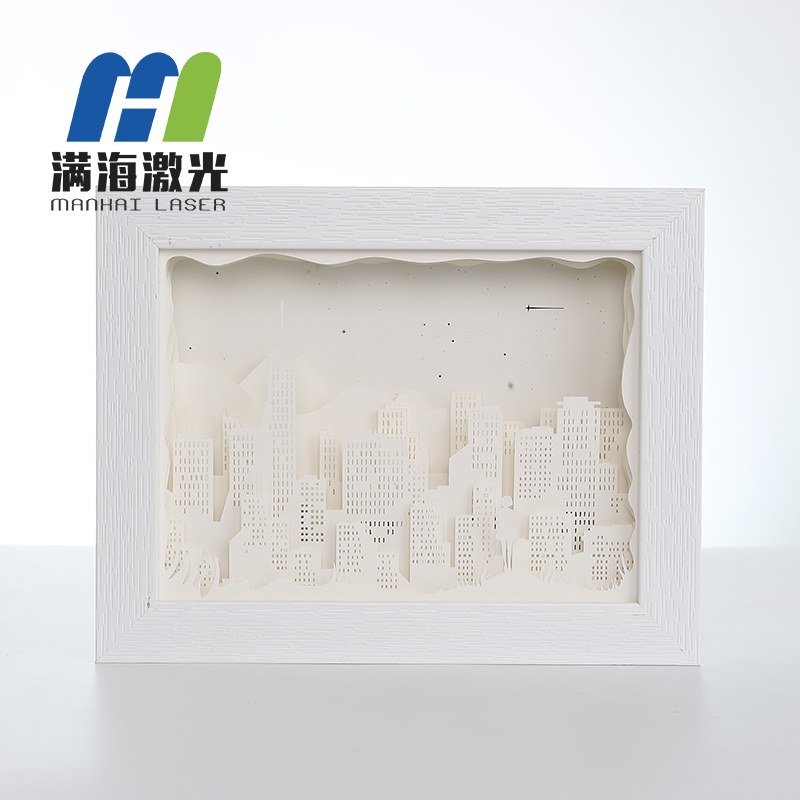 光影纸雕灯小夜（yè）灯diy手工材料包定制批发