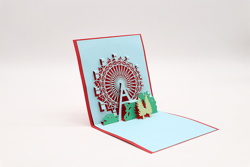 摩天輪立體（tǐ）賀卡