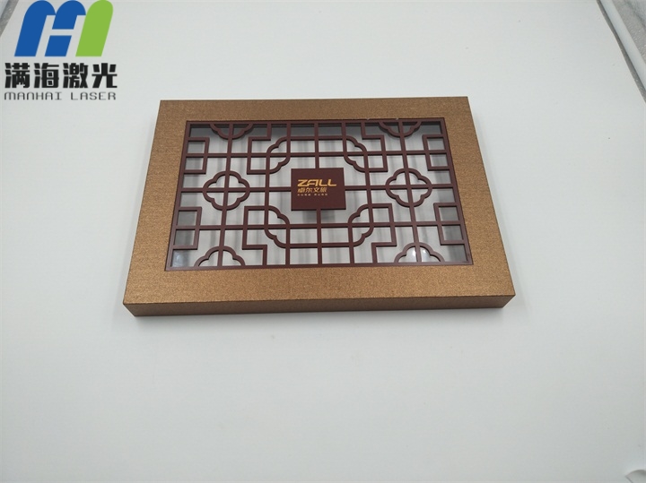 中秋紙製月餅盒（hé）激光鏤空加工（gōng）
