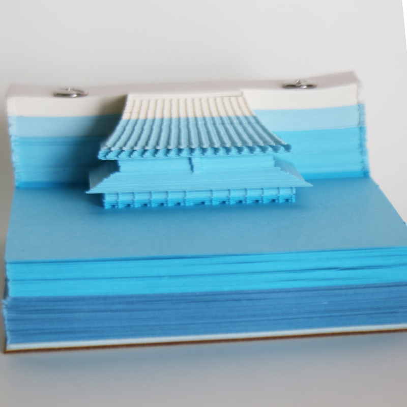 創意激光切割定製3D立體便（biàn）簽紙便利貼模型