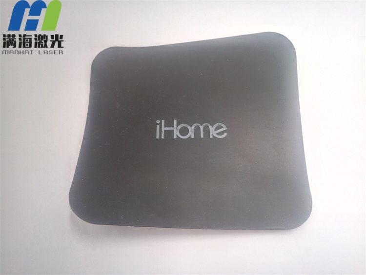 音響底座皮料激光打標切割