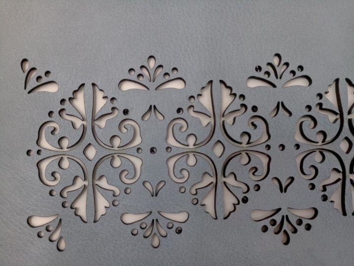 皮革麵料激光雕刻