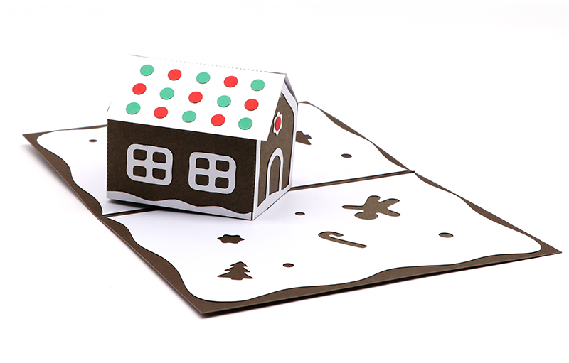 3d立體（tǐ）聖誕節賀（hè）卡創意3d聖誕（dàn）賀卡聖誕屋廠家定製（zhì）