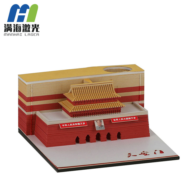 污草莓樱桃丝瓜秋葵榴莲黄瓜白狐激光紙雕（diāo）便簽紙定製