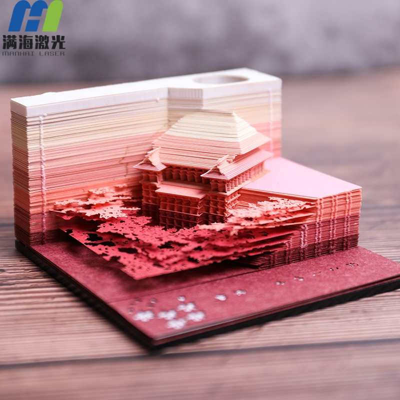 日本同款3D立體清水寺（sì）便簽紙定製廠家